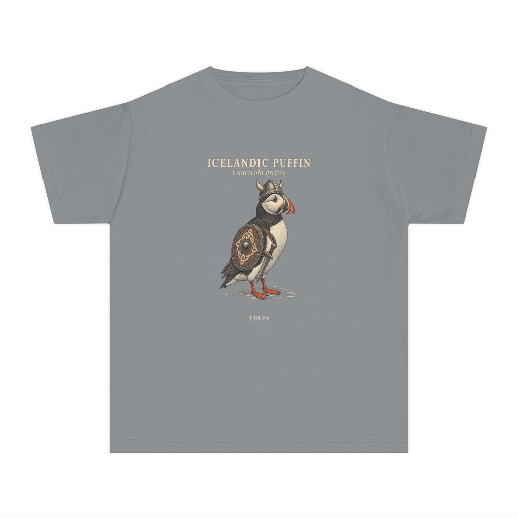 Kids Icelandic Puffin Field Plate T-Shirt - Thuja Outfitters