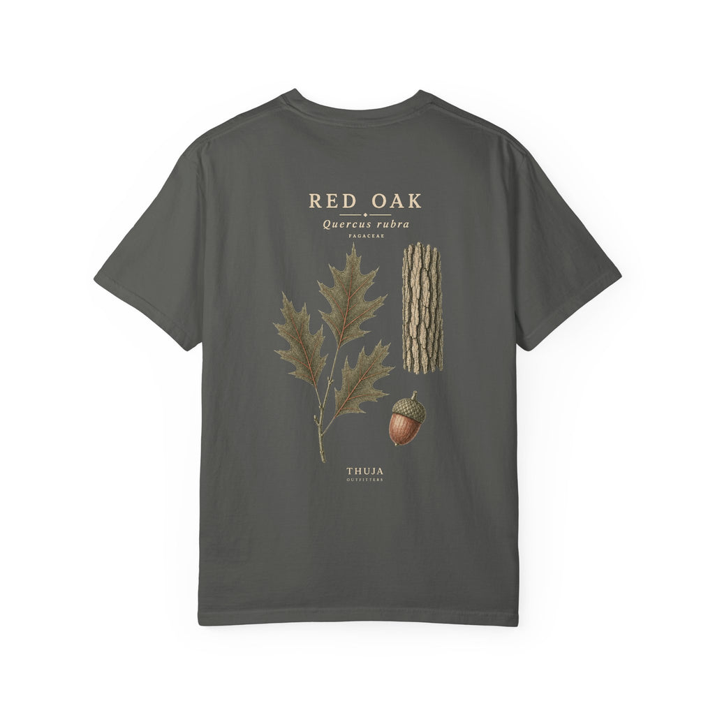 Red Oak Botanical T-Shirt - Thuja Outfitters Field Plate