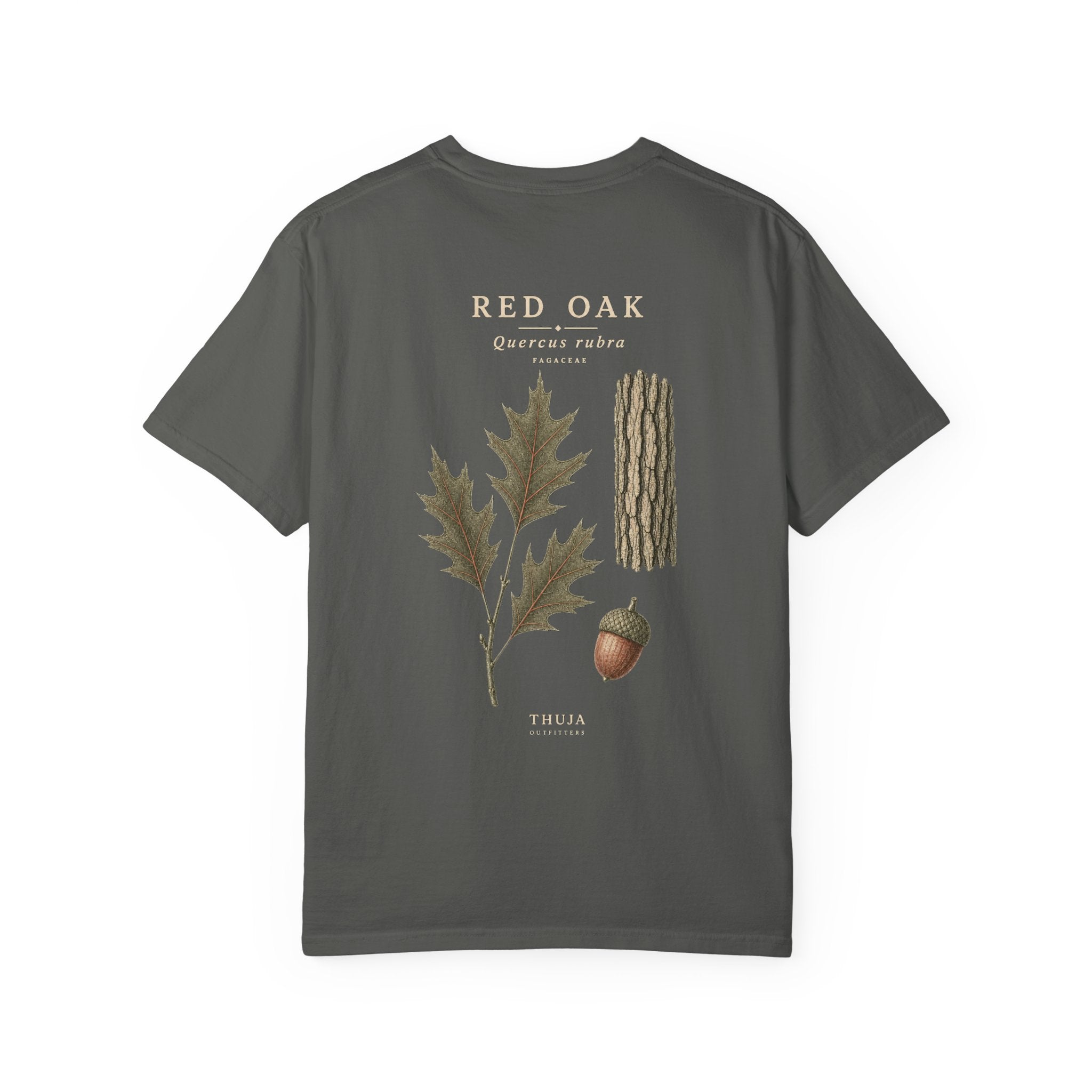 Red Oak Botanical T-Shirt - Thuja Outfitters Field Plate