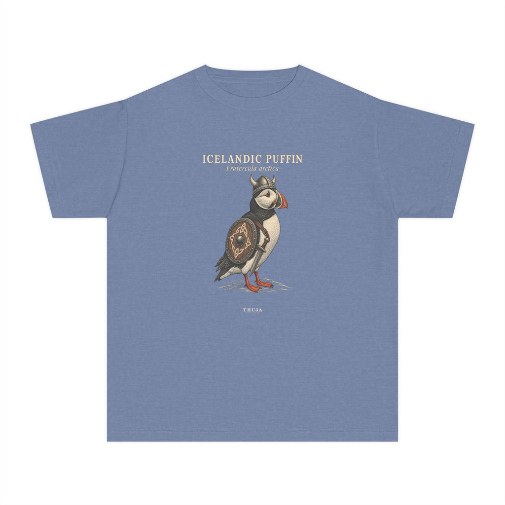 Kids Icelandic Puffin Field Plate T-Shirt - Thuja Outfitters