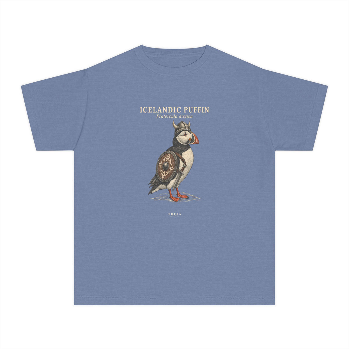 Kids Icelandic Puffin Field Plate T-Shirt - Thuja Outfitters
