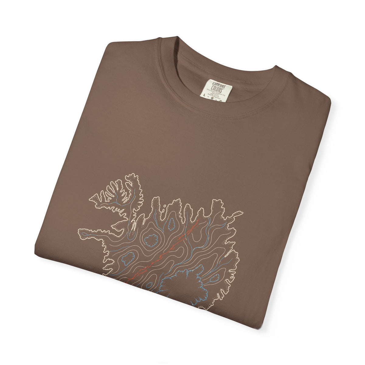 Iceland Rifted Relief T-Shirt - Thuja Outfitters
