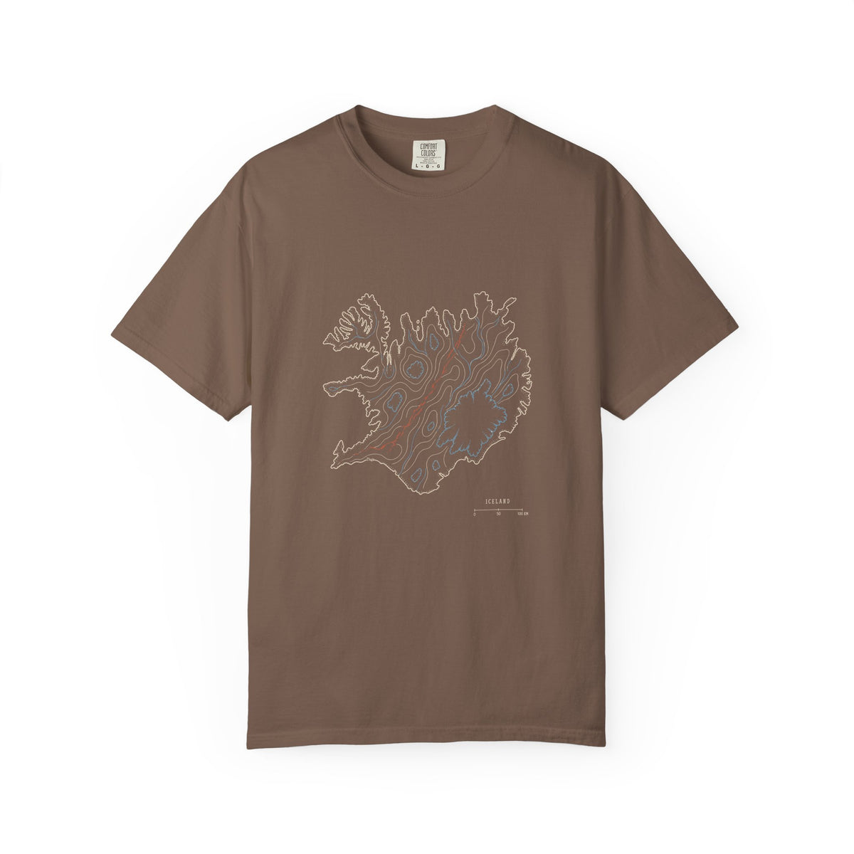 Iceland Rifted Relief T-Shirt - Thuja Outfitters