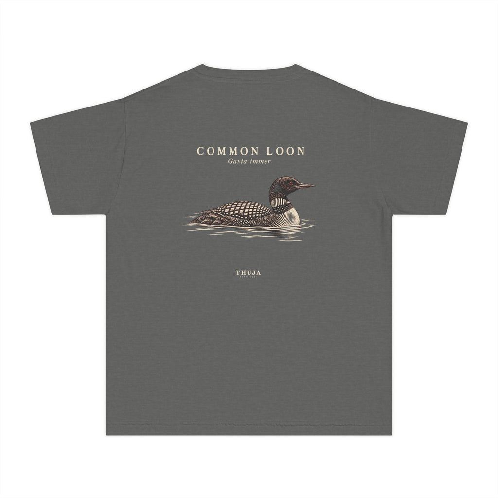 Kids Common Loon Field Plate T-Shirt - Thuja Outfitters