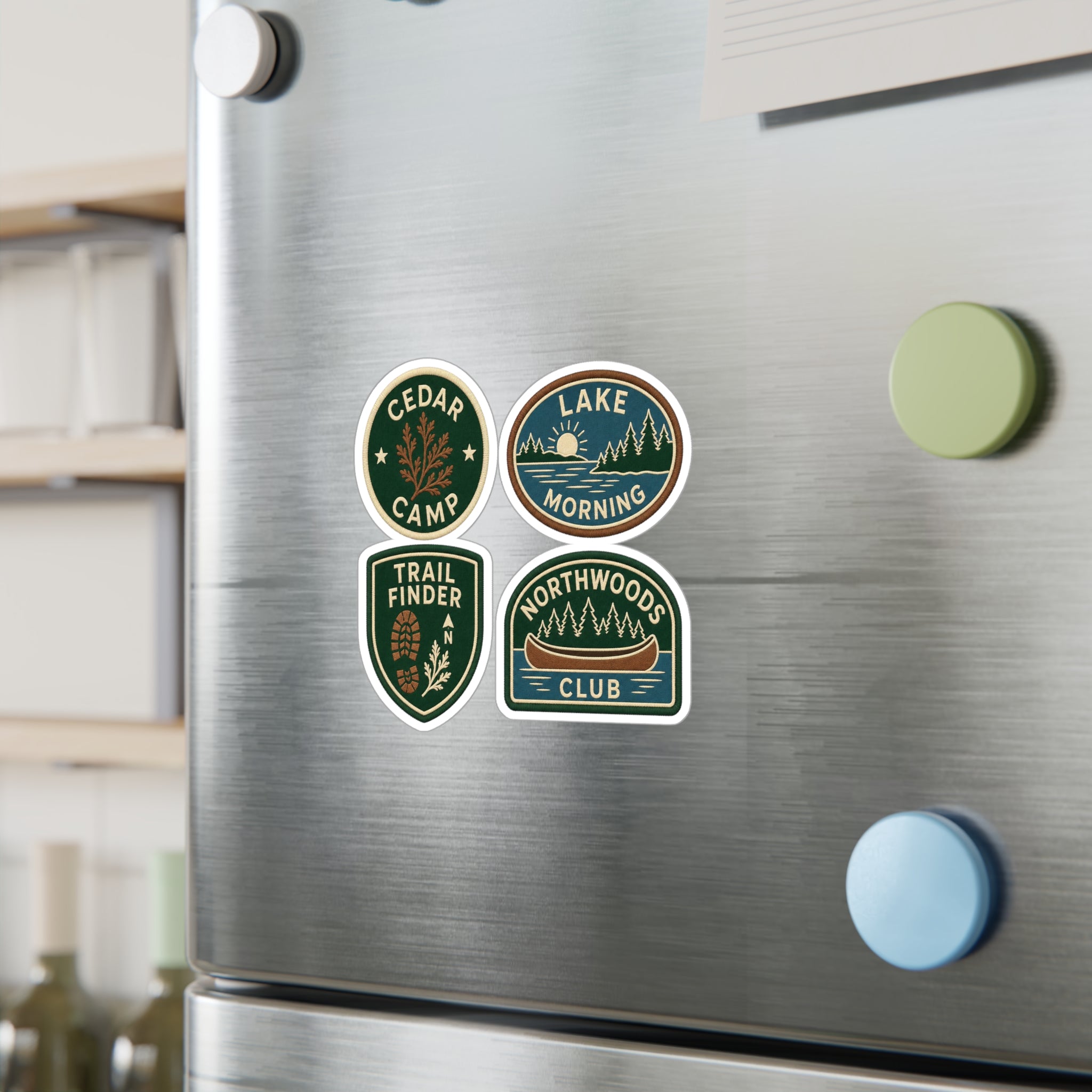 Northwoods Merit Patch Sticker Set