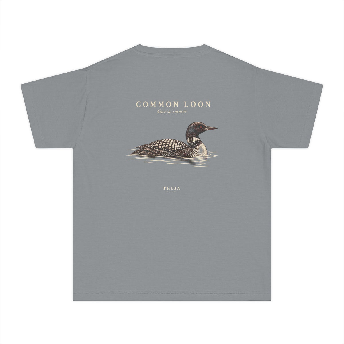 Kids Common Loon Field Plate T-Shirt - Thuja Outfitters