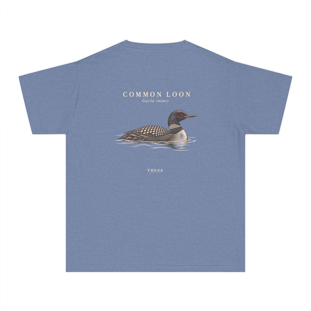 Kids Common Loon Field Plate T-Shirt - Thuja Outfitters