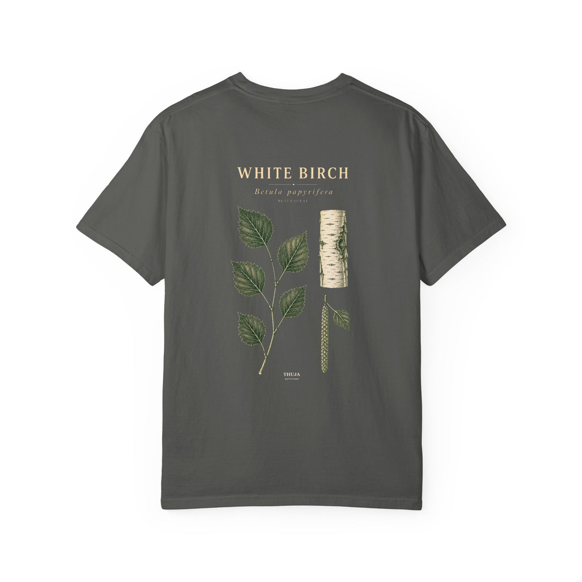 White Birch Botanical T-Shirt — Thuja Outfitters Field Plate