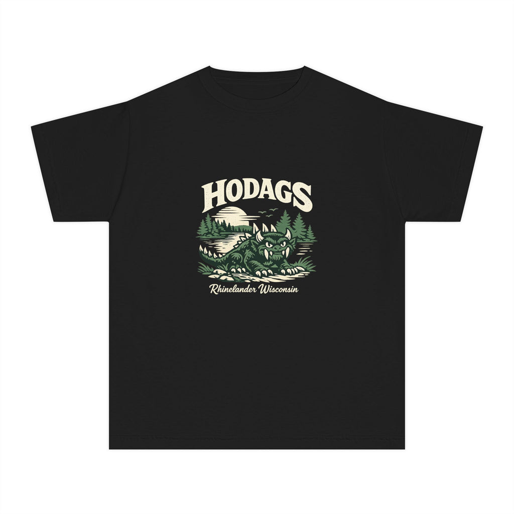Hodag Rhinelander Wisconsin Youth T-Shirt — Retro Northwoods Kids Tee