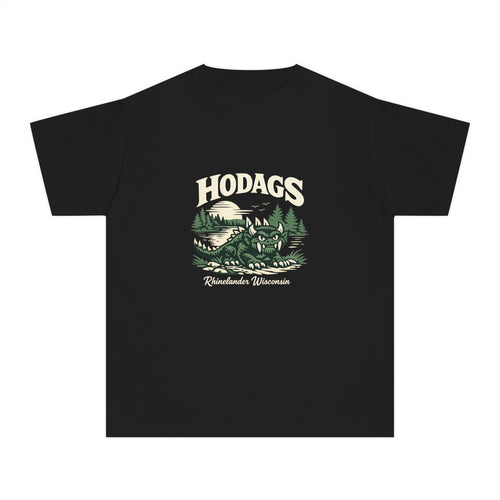 Hodag Rhinelander Wisconsin Youth T-Shirt — Retro Northwoods Kids Tee