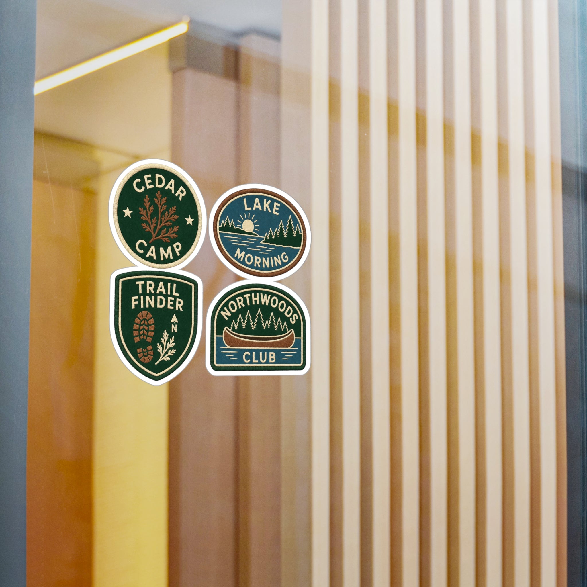 Northwoods Merit Patch Sticker Set