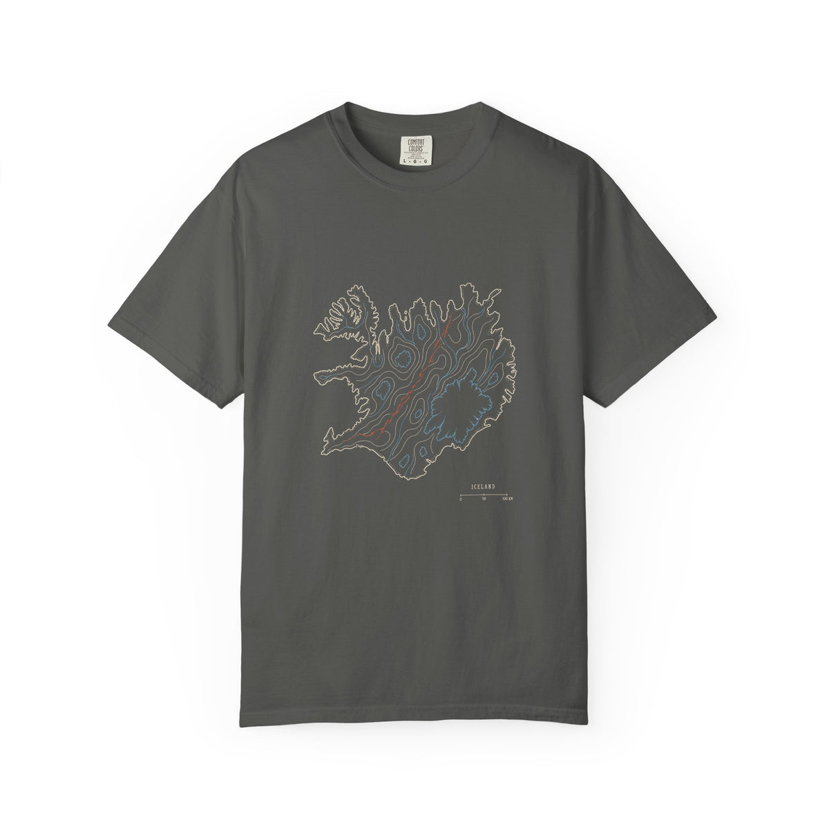 Iceland Rifted Relief T-Shirt - Thuja Outfitters