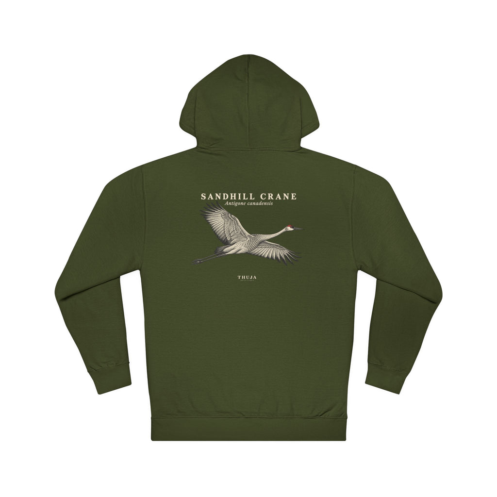 Sandhill Crane Field Plate Hoodie - Thuja Outfitters