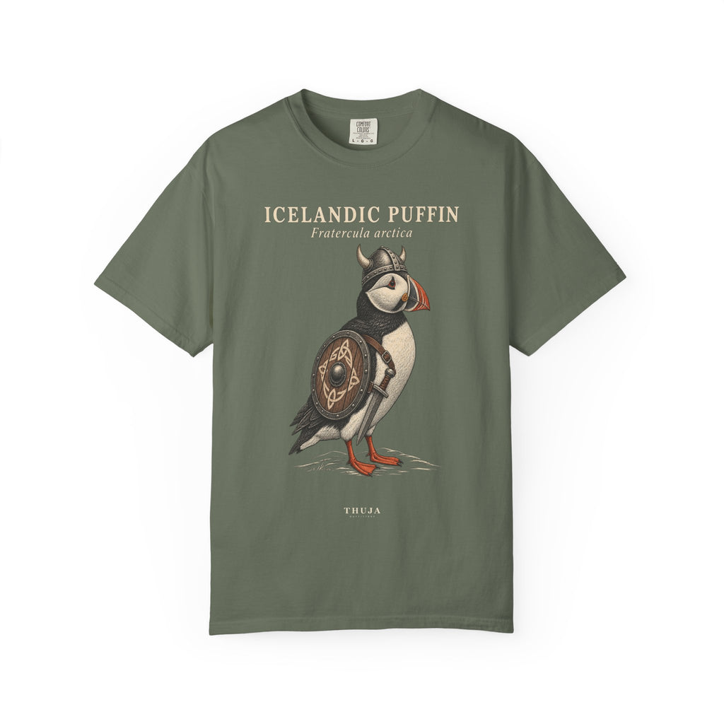 Icelandic Puffin Field Plate T-Shirt - Thuja Outfitters