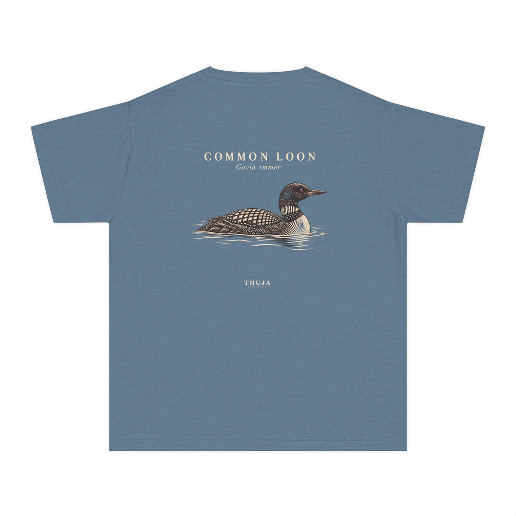 Kids Common Loon Field Plate T-Shirt - Thuja Outfitters