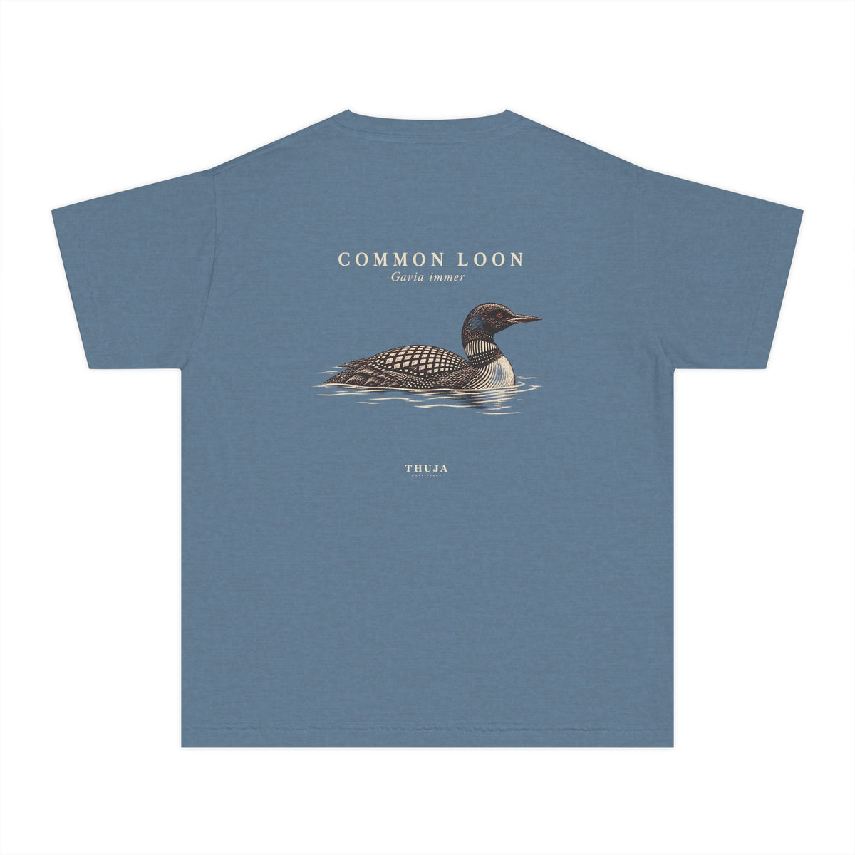 Kids Common Loon Field Plate T-Shirt - Thuja Outfitters