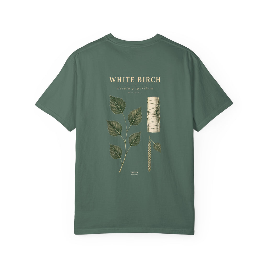 White Birch Botanical T-Shirt — Thuja Outfitters Field Plate