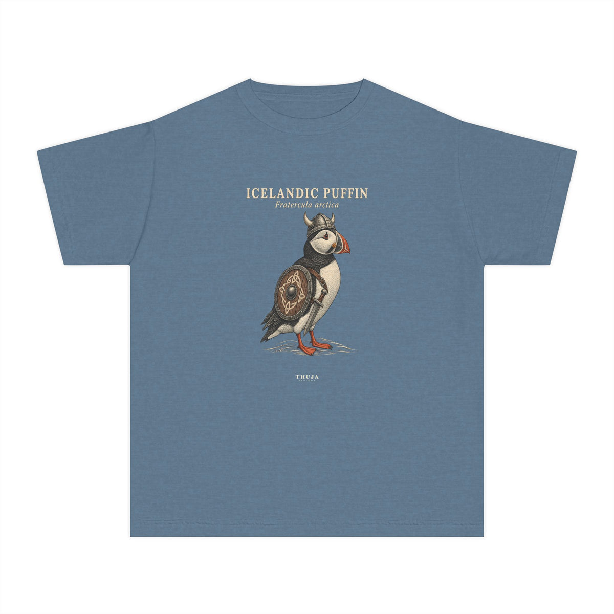 Kids Icelandic Puffin Field Plate T-Shirt - Thuja Outfitters