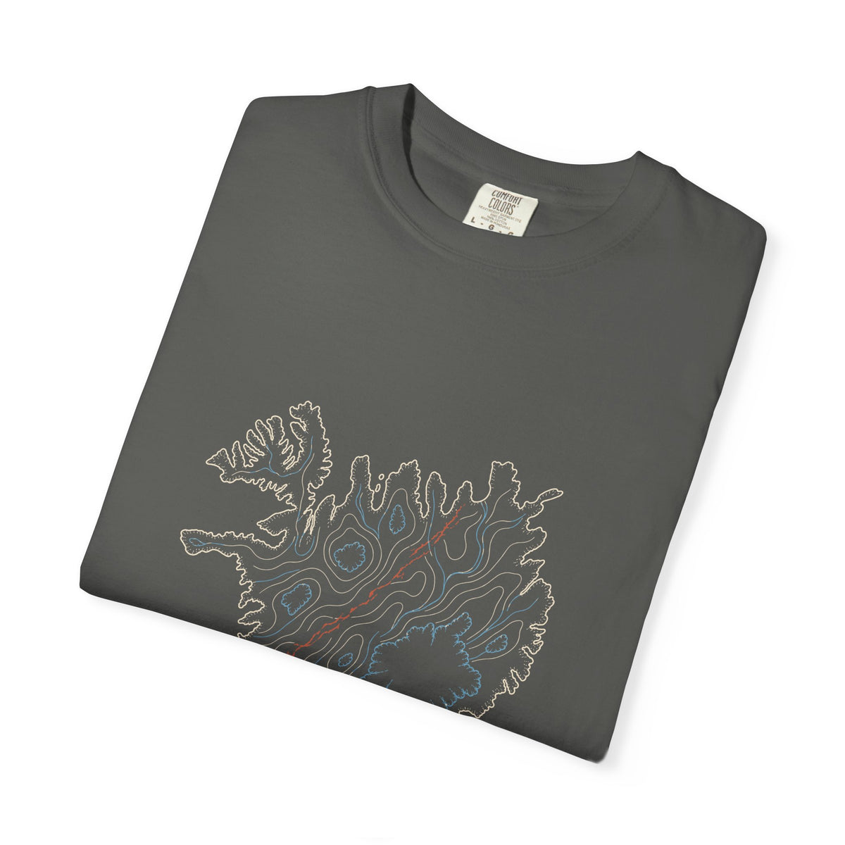 Iceland Rifted Relief T-Shirt - Thuja Outfitters