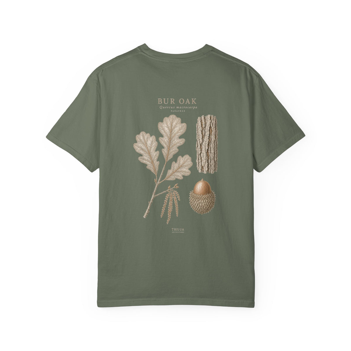 Bur Oak Botanical T-Shirt - Thuja Outfitters Field Plate
