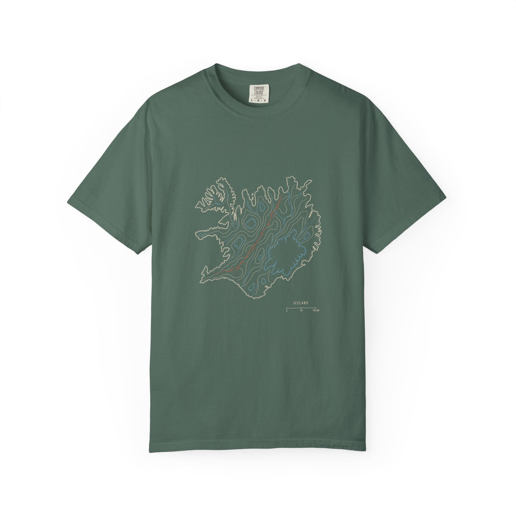 Iceland Rifted Relief T-Shirt - Thuja Outfitters