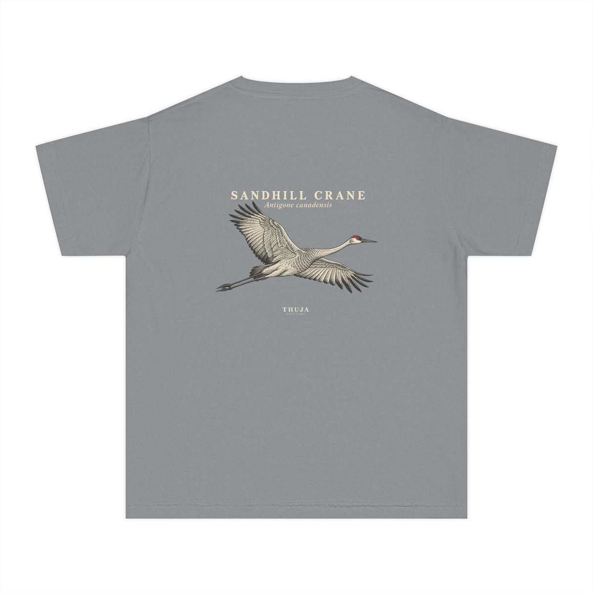 Kids Sandhill Crane Field Plate T-Shirt - Thuja Outfitters