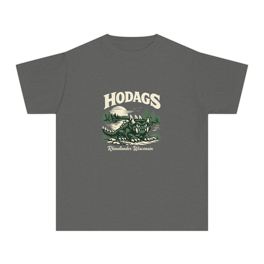 Hodag Rhinelander Wisconsin Youth T-Shirt — Retro Northwoods Kids Tee