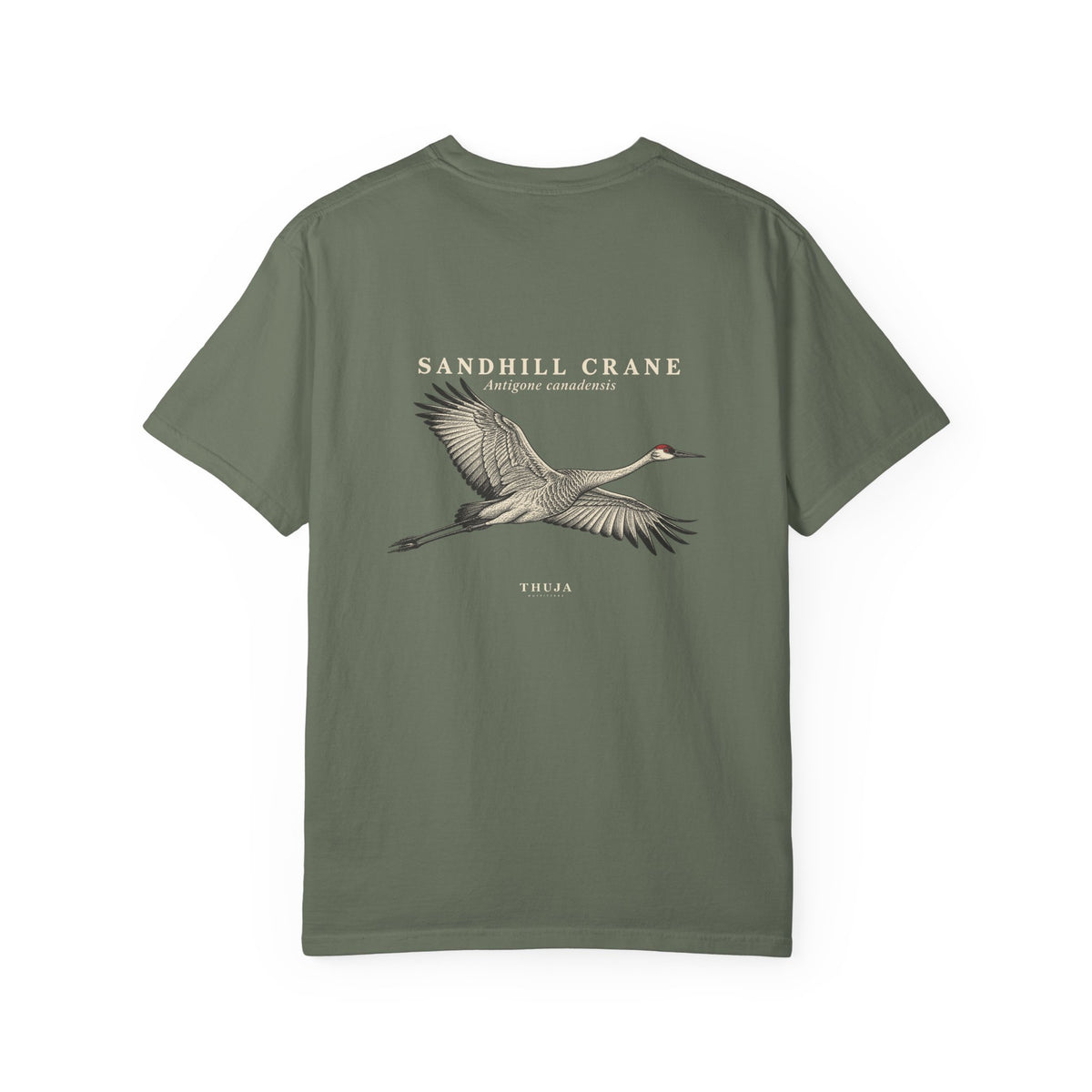 Sandhill Crane Field Plate T-Shirt - Thuja Outfitters
