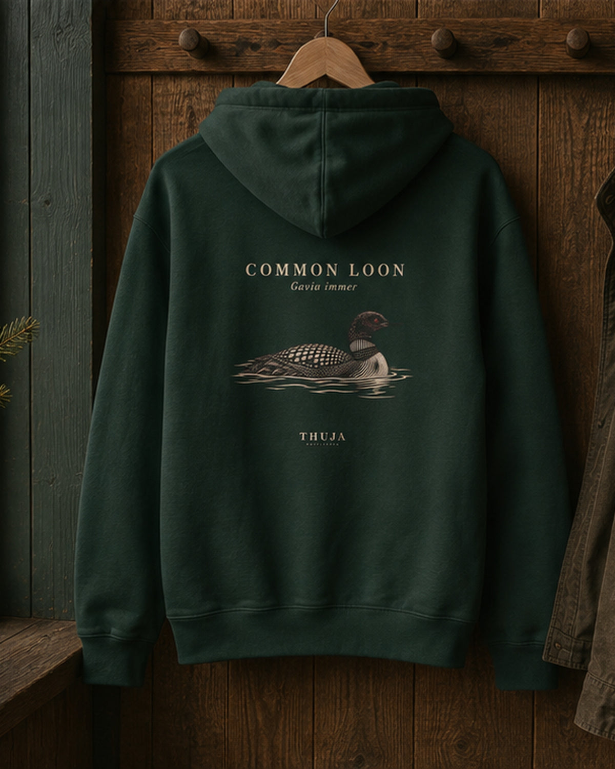 Common Loon Field Plate Hoodie - Thuja Outfitters