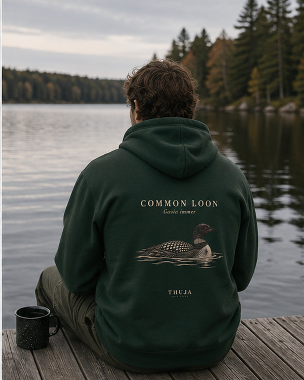 Common Loon Field Plate Hoodie - Thuja Outfitters
