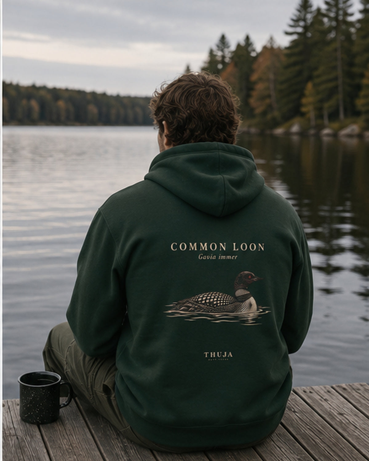 Common Loon Field Plate Hoodie - Thuja Outfitters