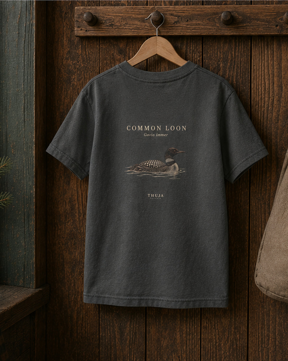 Kids Common Loon Field Plate T-Shirt - Thuja Outfitters