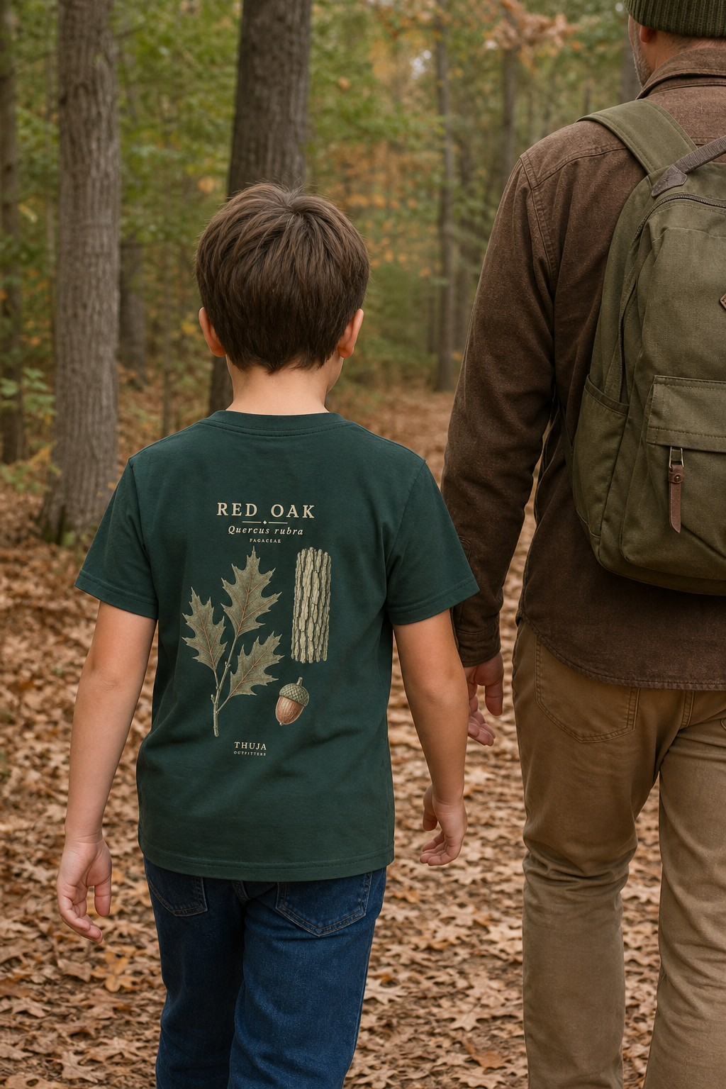 Kids Red Oak Botanical T-Shirt - Thuja Outfitters Field Plate