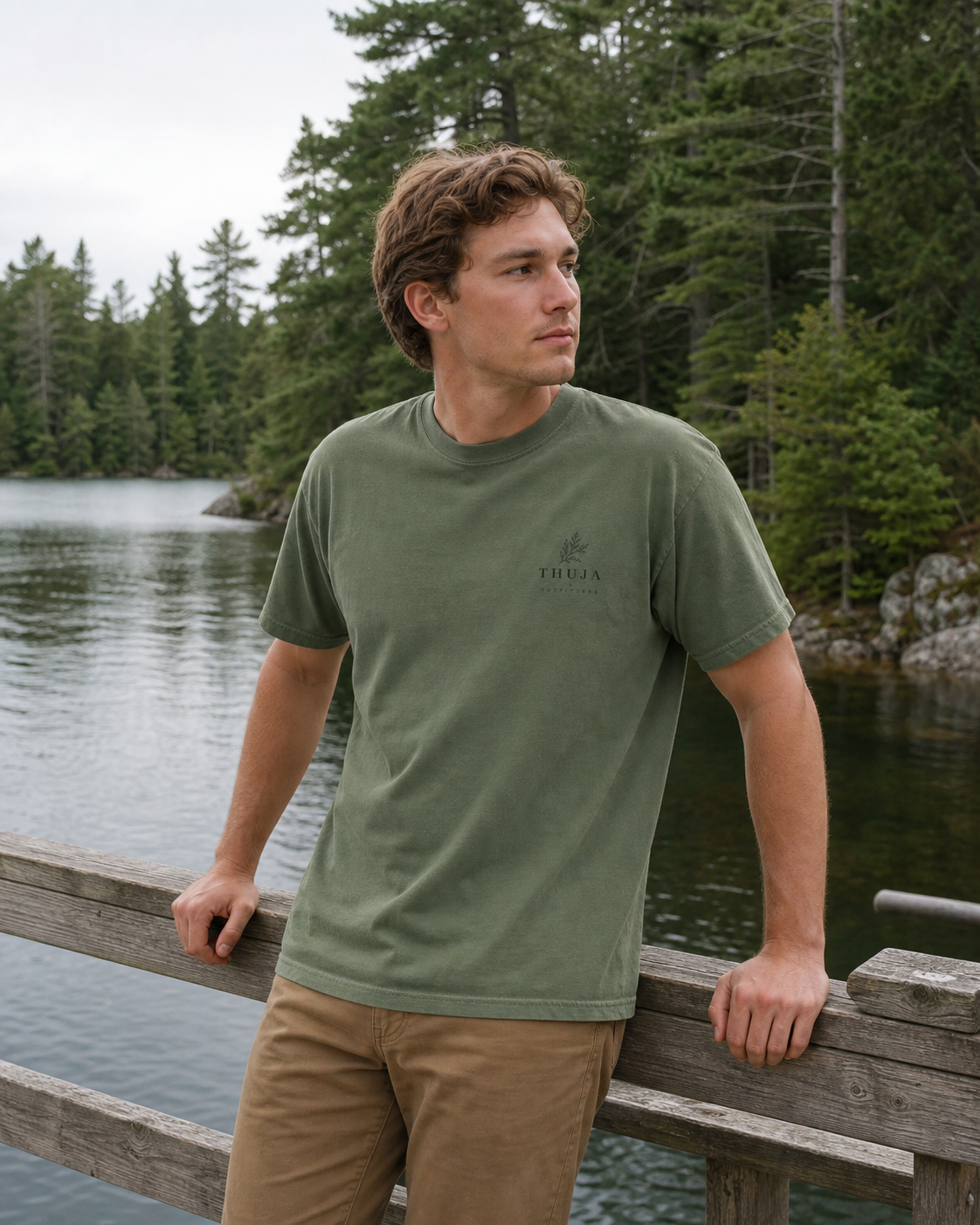 Northwoods Conifers T-Shirt — Thuja Outfitters Field Guide Tee