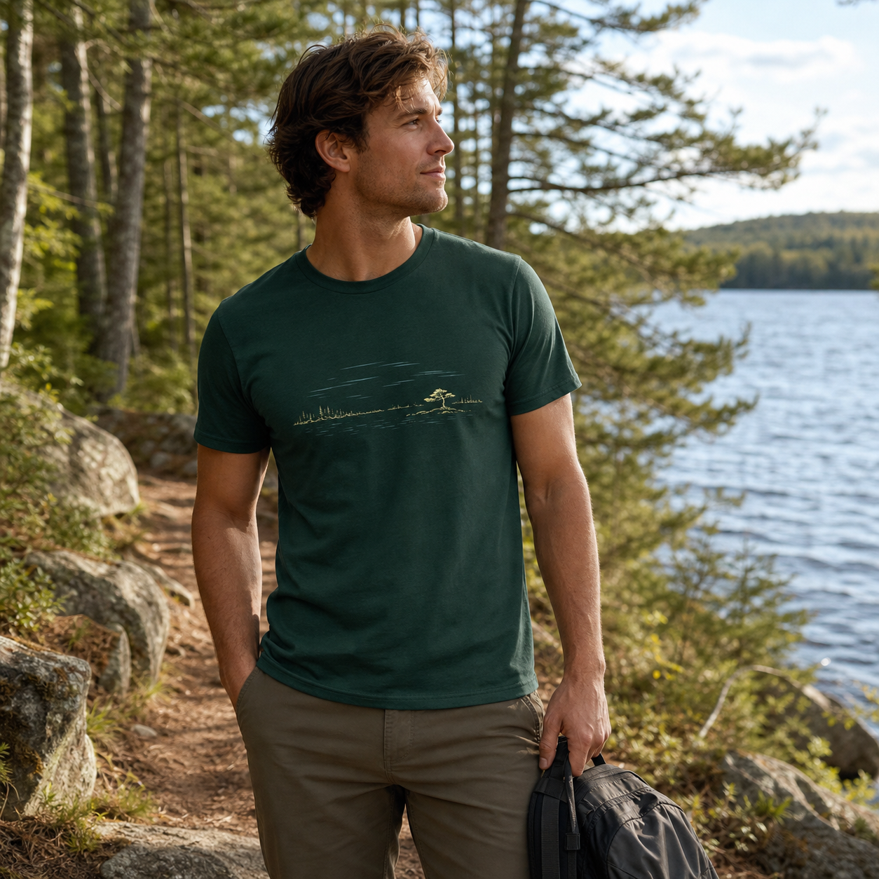 Northwoods Waterline T-Shirt - Thuja Outfitters